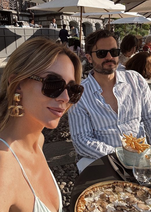  Alexandra Lapp enjoys her vacation at the beautiful Mandarin Oriental Lago di Como hotel at one of Italy’s most iconic lakes. 