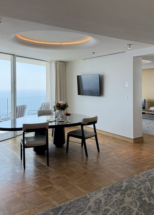Alexandra Lapp, The Maybourne Riviera, Monaco, Monte Carlo, Cote D Azure Alexandra Lapp returns to The Maybourne Riviera, a hotel perched high above the Mediterranean in Roquebrune-Cap-Martin and overlooking the sparkling lights of Monte-Carlo, it is a retreat where architecture, design, and nature exist in perfect harmony, suspended between horizon and sea.